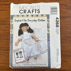 UNCUT McCall's Pattern 4268 Sophie Doll Clothes